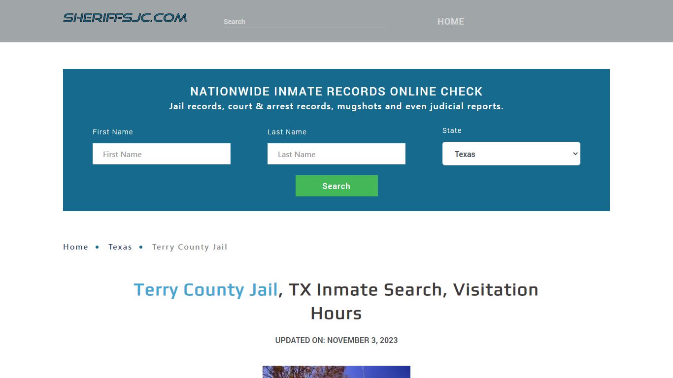 Terry County Jail, TX Inmate Search, Visitation Hours
